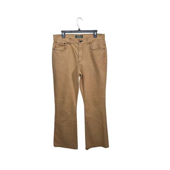 Lauren Ralph Lauren Pants - Lauren Ralph Lauren Jeans Pants Womens Sz 12 Large Brown Bootcut LRL Denim